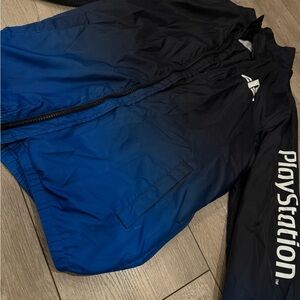 H&M PlayStation Black and Blue Jacket